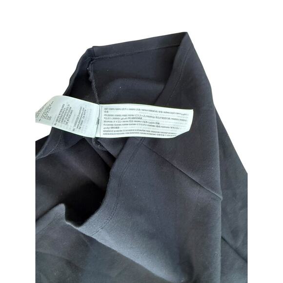 Abercrombie & Fitch Women's Black Asymmetrical One Shoulder Ponte Mini Dress XL - Picture 5 of 5